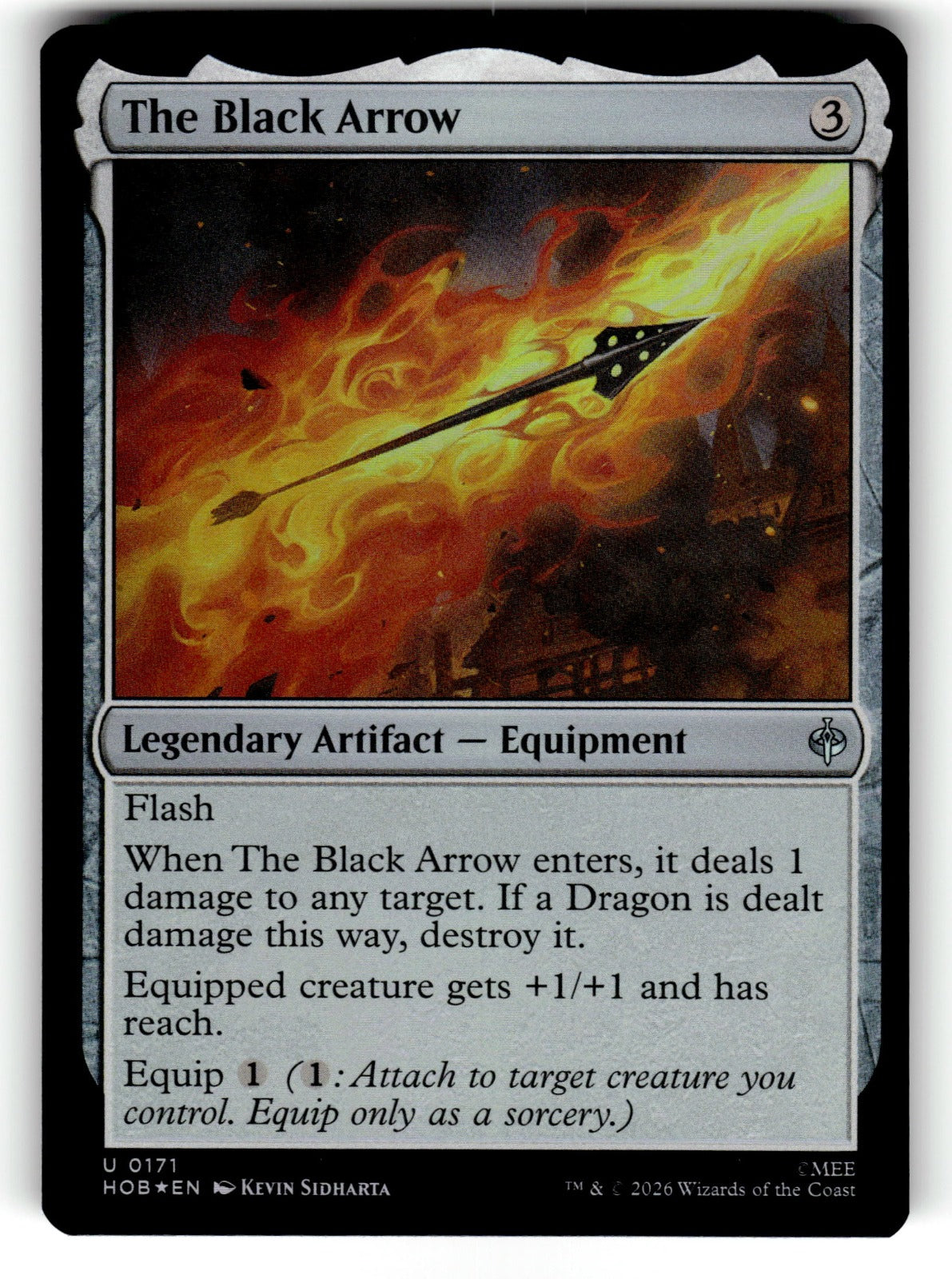 The Black Arrow – 171 HOB: The Hobbit U Foil NM