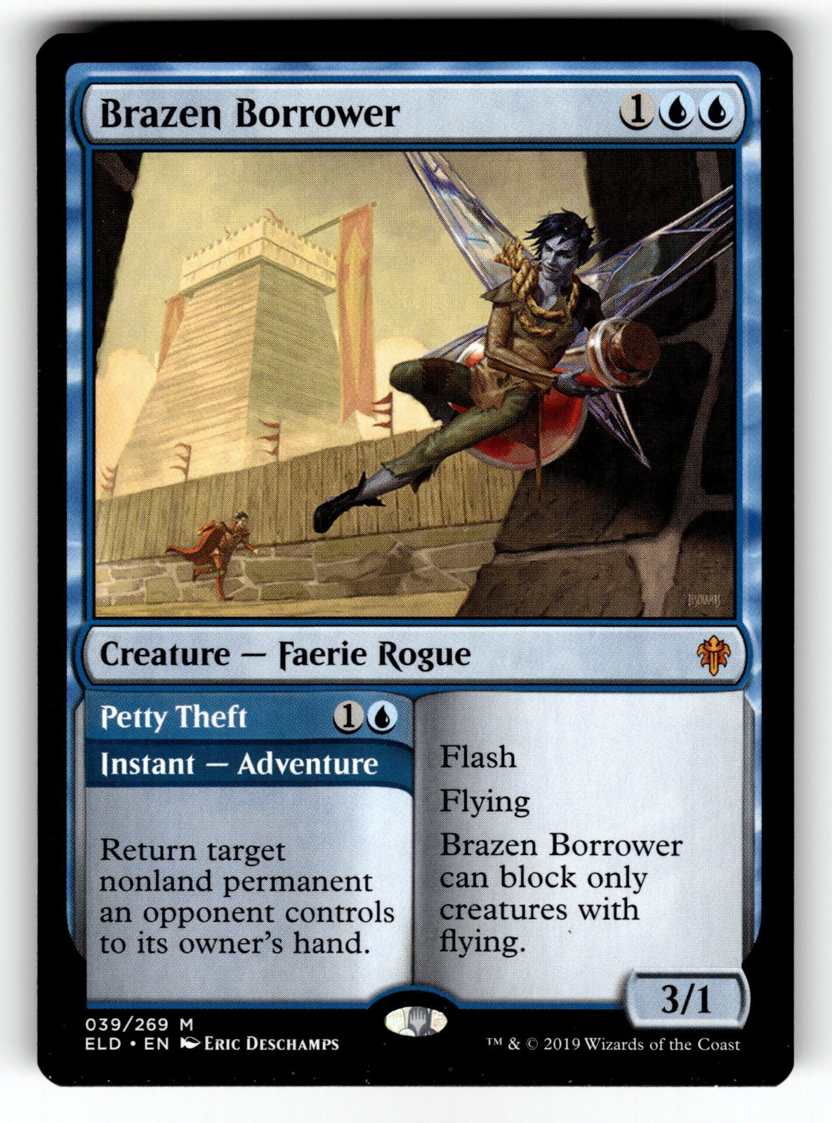 Brazen Borrower – 39 ELD: Throne of Eldraine M LP