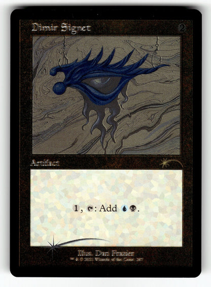 Dimir Signet (Foil Etched) – 287 SLD: Secret Lair Drop Series R FoilNM