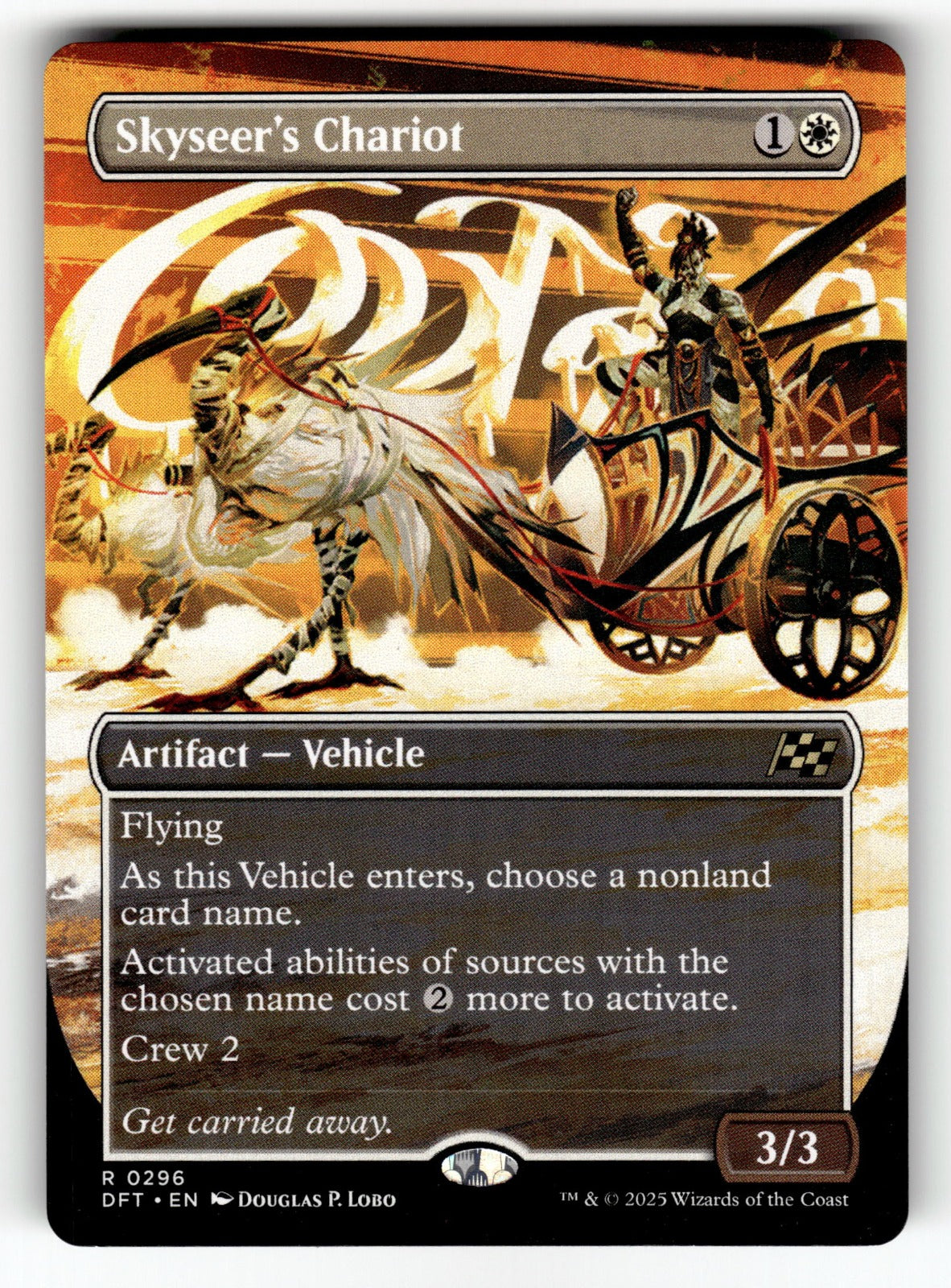 Skyseer's Chariot (Borderless) – 296 DFT: Aetherdrift R NM