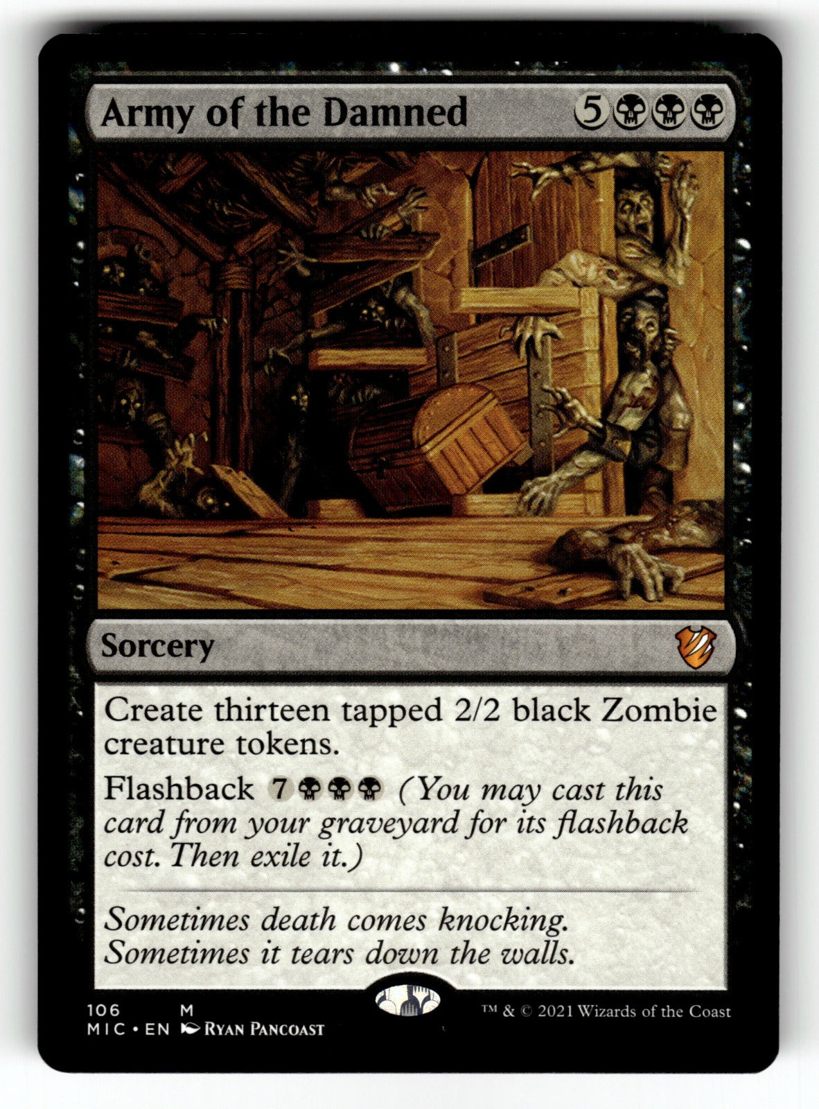 Army of the Damned – 106 MIC: Commander: Innistrad: Midnight Hunt M NM