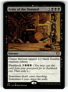 Army of the Damned – 106 MIC: Commander: Innistrad: Midnight Hunt M NM
