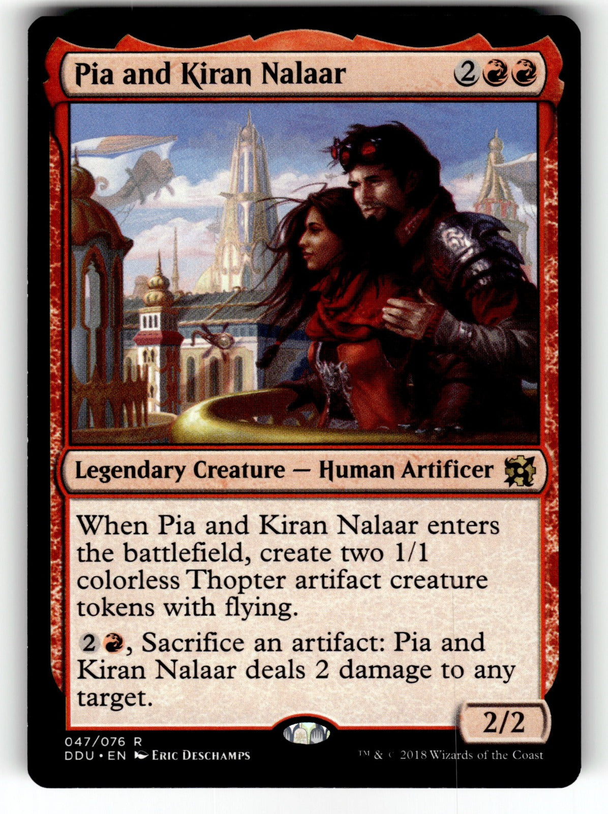 Pia and Kiran Nalaar – 47 DDU: Duel Decks: Elves vs. Inventors R LP