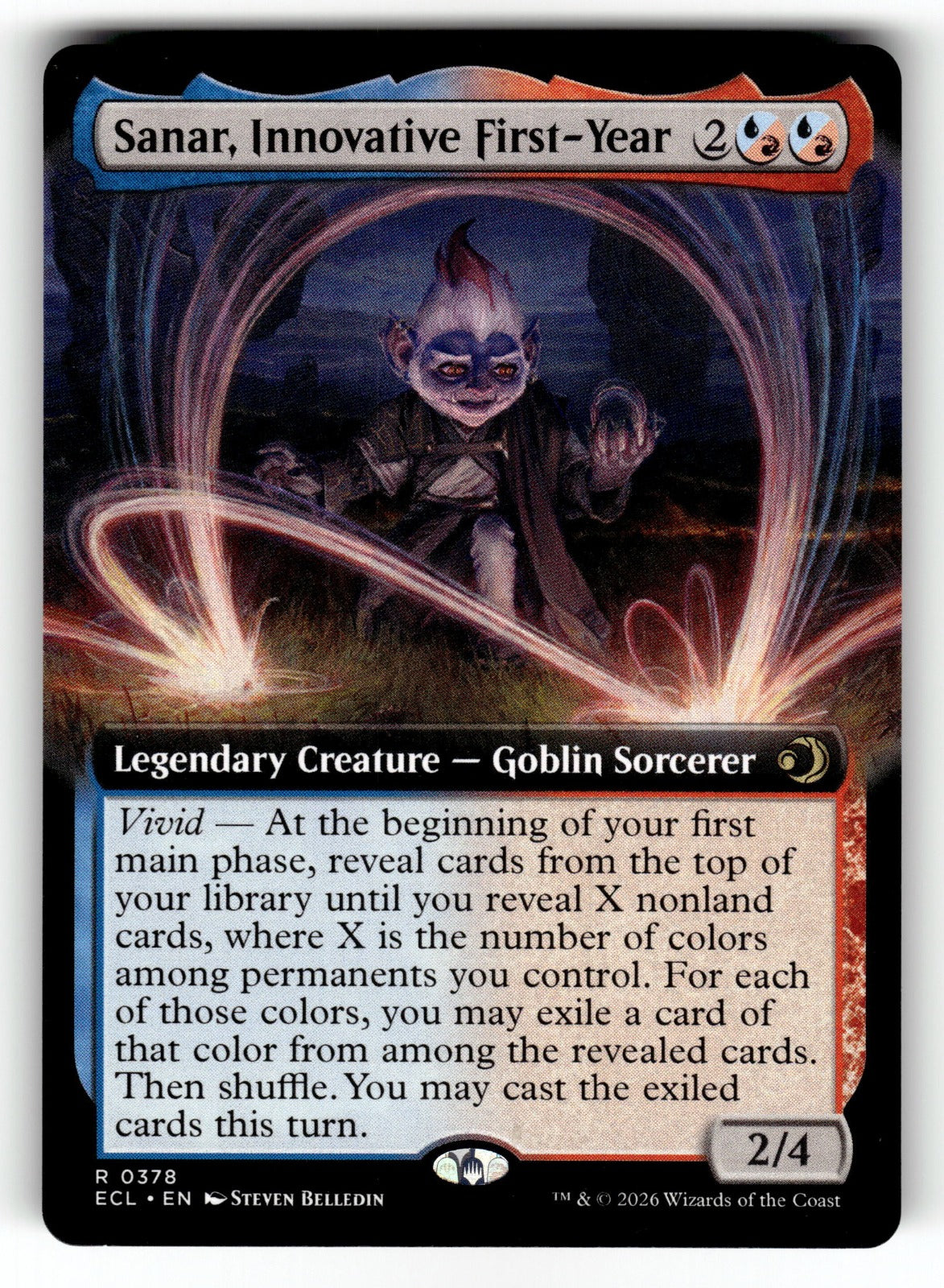 Sanar, Innovative First-Year (Extended Art) – 378 ECL: Lorwyn Eclipsed R NM