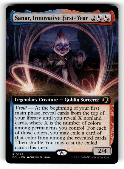 Sanar, Innovative First-Year (Extended Art) – 378 ECL: Lorwyn Eclipsed R NM