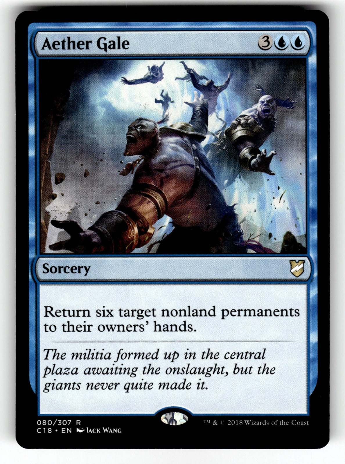 Aether Gale – 80 C18: Commander 2018 R NM