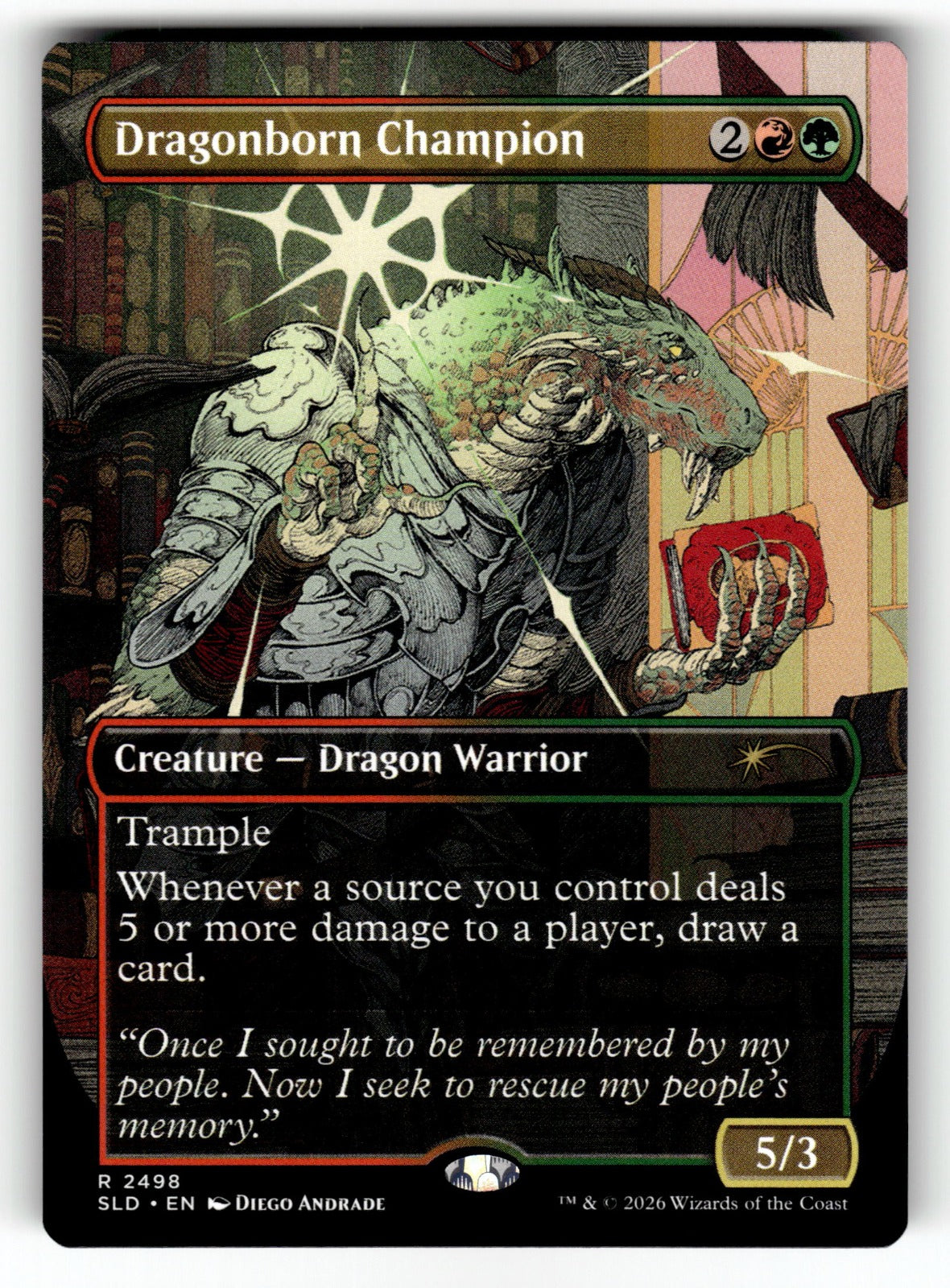 Dragonborn Champion – 2498 SLD: Secret Lair Drop Series R NM