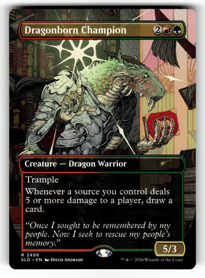 Dragonborn Champion – 2498 SLD: Secret Lair Drop Series R NM