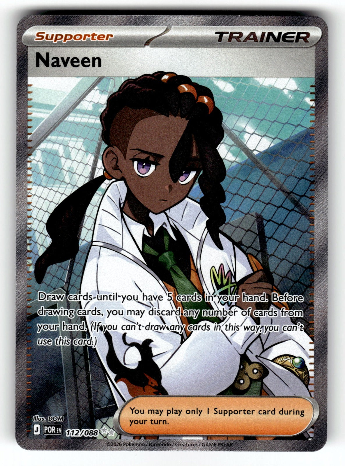 Naveen – 112/088 POR: ME03: Perfect Order Ultra Rare HoloNM