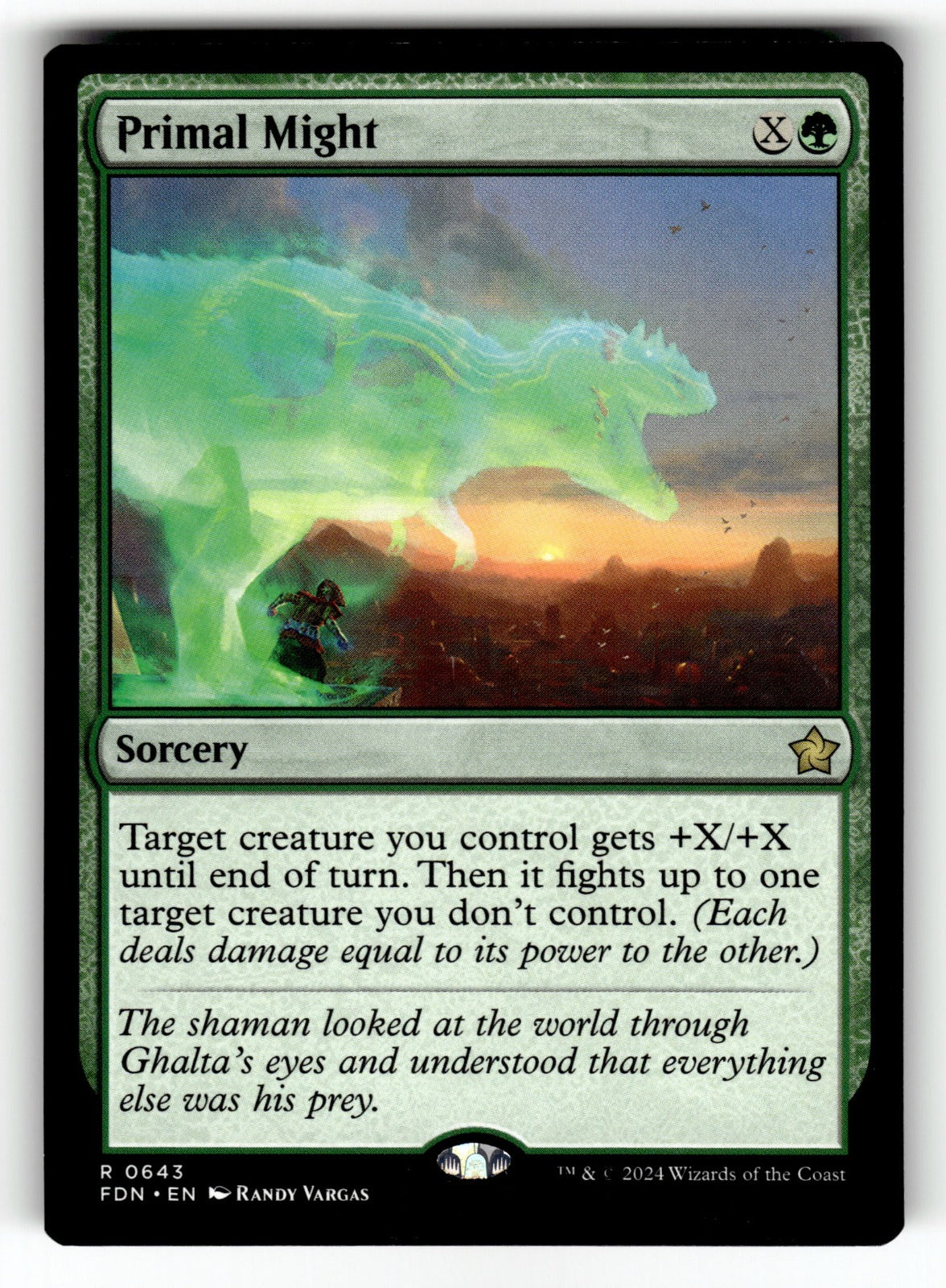 Primal Might – 643 FDN: Foundations R NM
