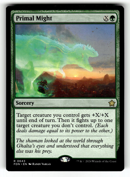 Primal Might – 643 FDN: Foundations R NM
