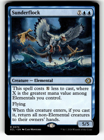 Sunderflock – 74 ECL: Lorwyn Eclipsed R NM