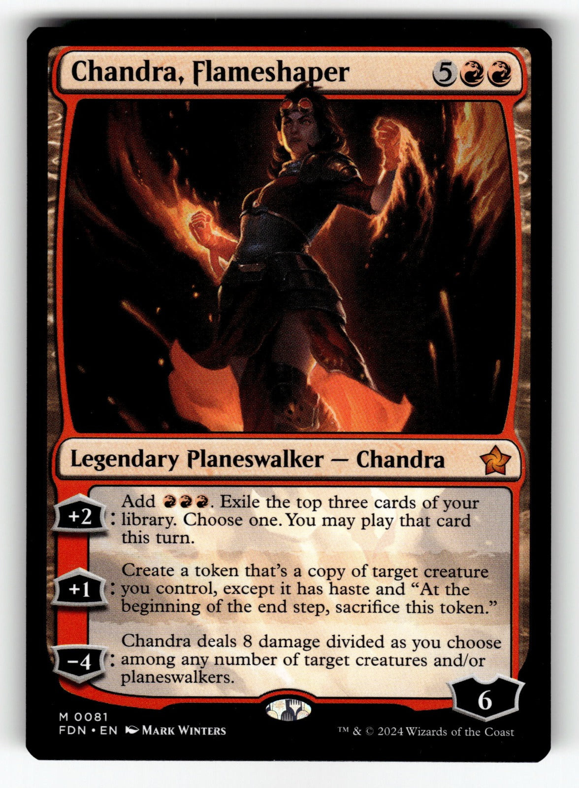 Chandra, Flameshaper – 81 FDN: Foundations M LP