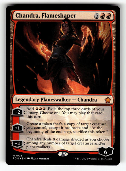 Chandra, Flameshaper – 81 FDN: Foundations M LP
