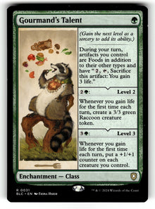 Gourmand's Talent – 31 BLC: Commander: Bloomburrow R LP