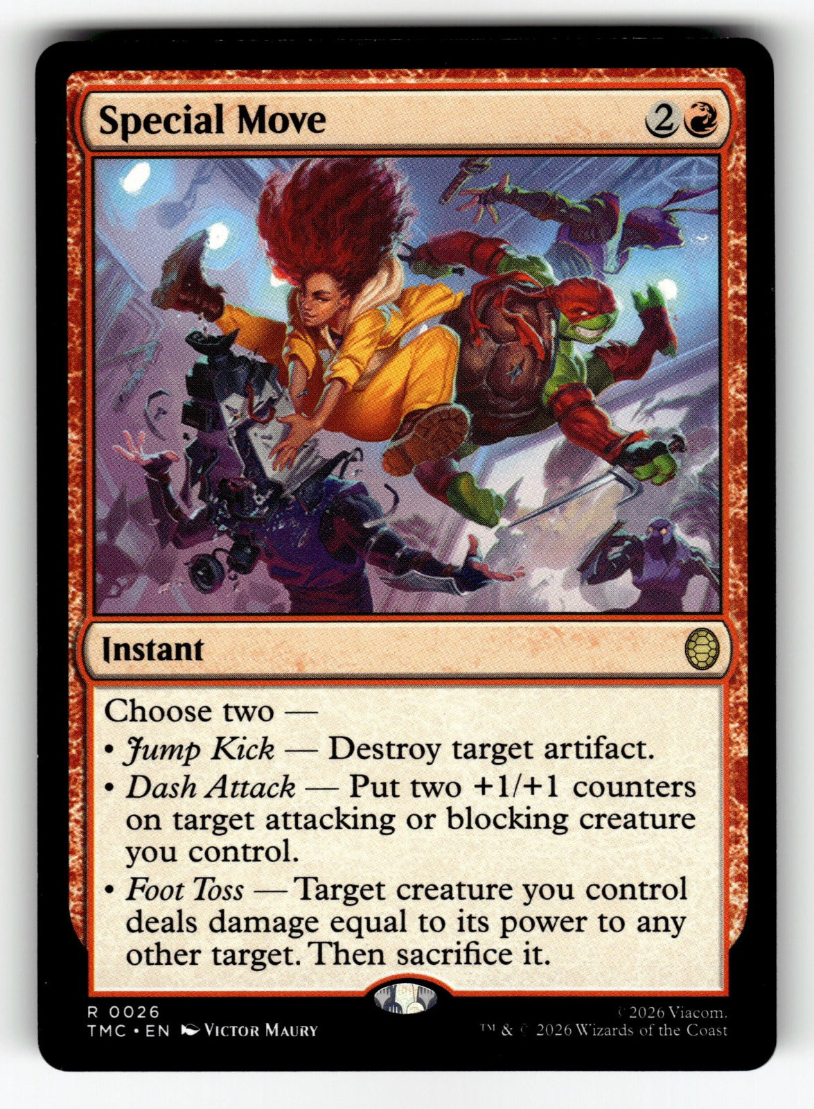 Special Move – 26 TMC: Commander: Teenage Mutant Ninja Turtles R NM