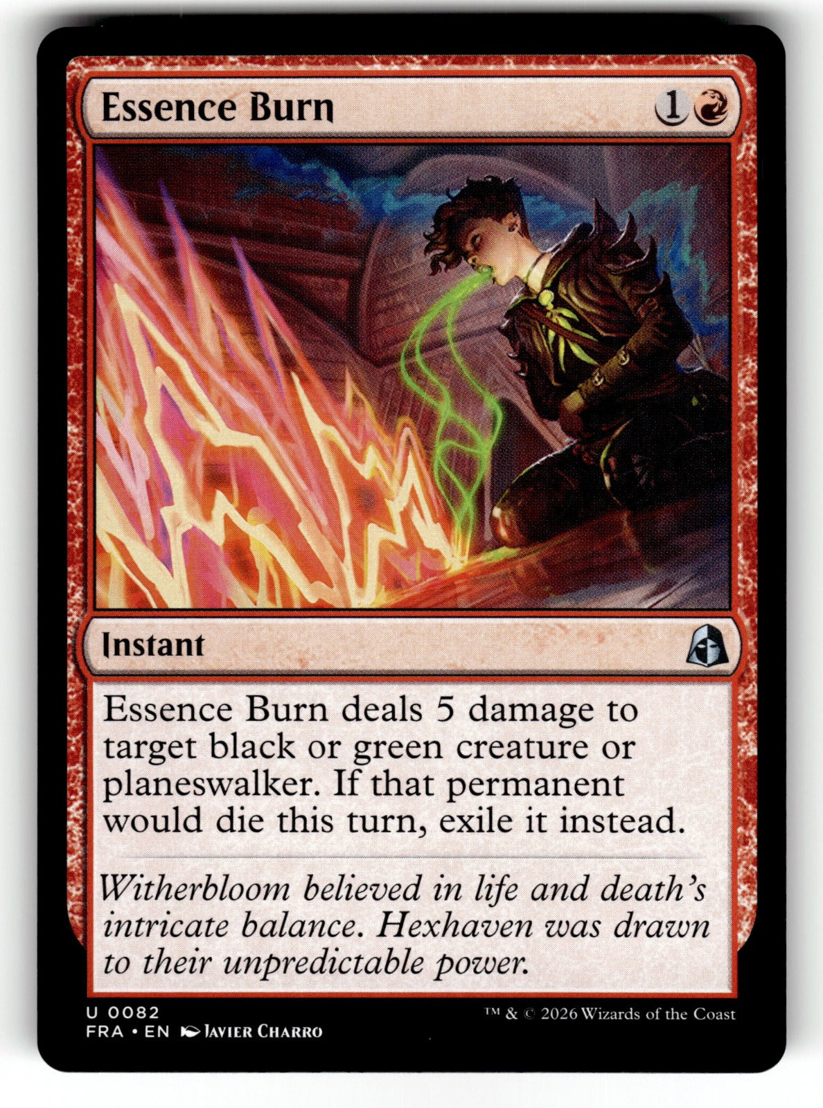 Essence Burn – 82 FRA: Reality Fracture U NM