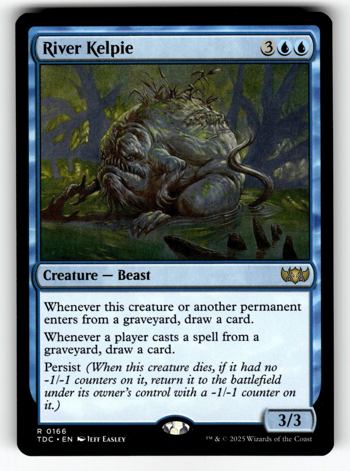 River Kelpie – 166 TDC: Commander: Tarkir: Dragonstorm R NM