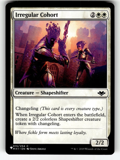 Irregular Cohort – 015/254 LIST: The List Reprints C NM
