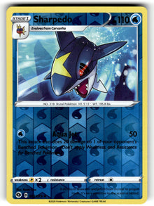 Sharpedo – 12/73 CHP: Champion's Path Uncommon Reverse Holo NM