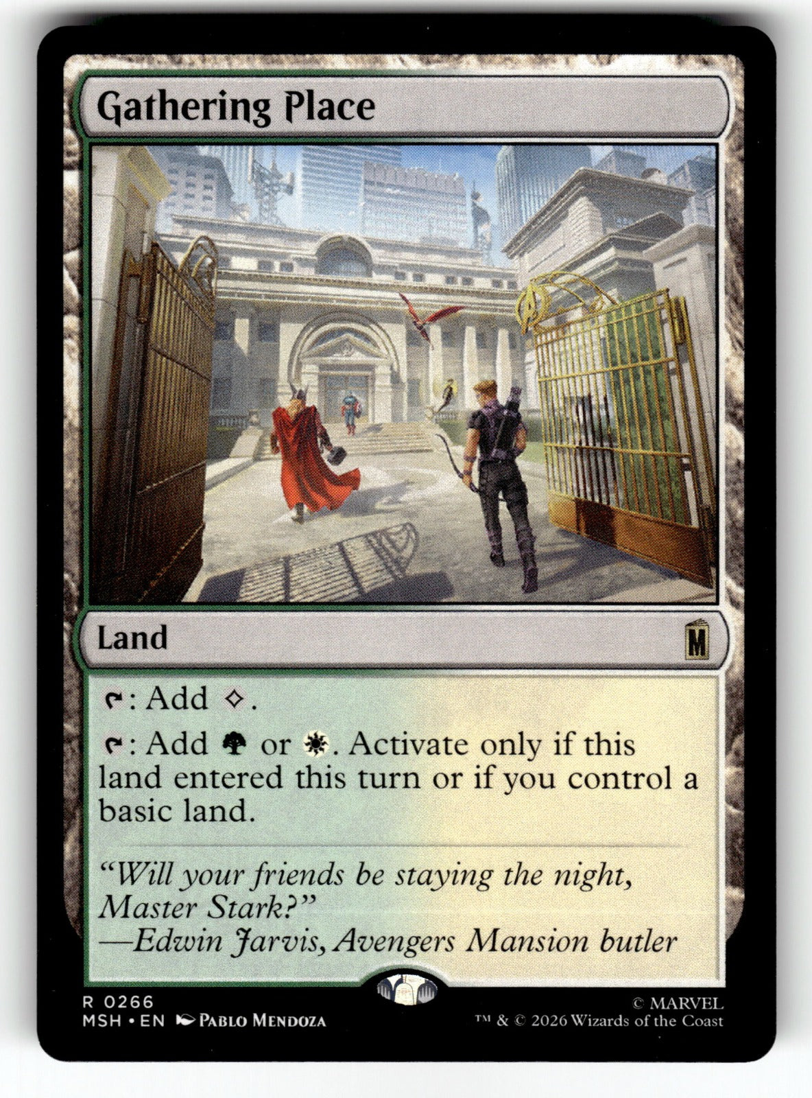 Gathering Place – 266 MSH: Marvel Super Heroes R NM