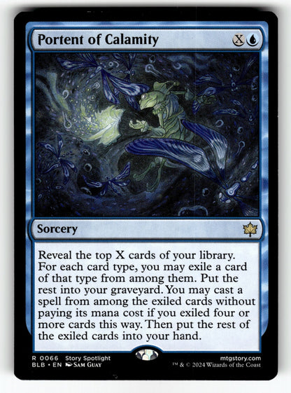 Portent of Calamity – 66 BLB: Bloomburrow R NM