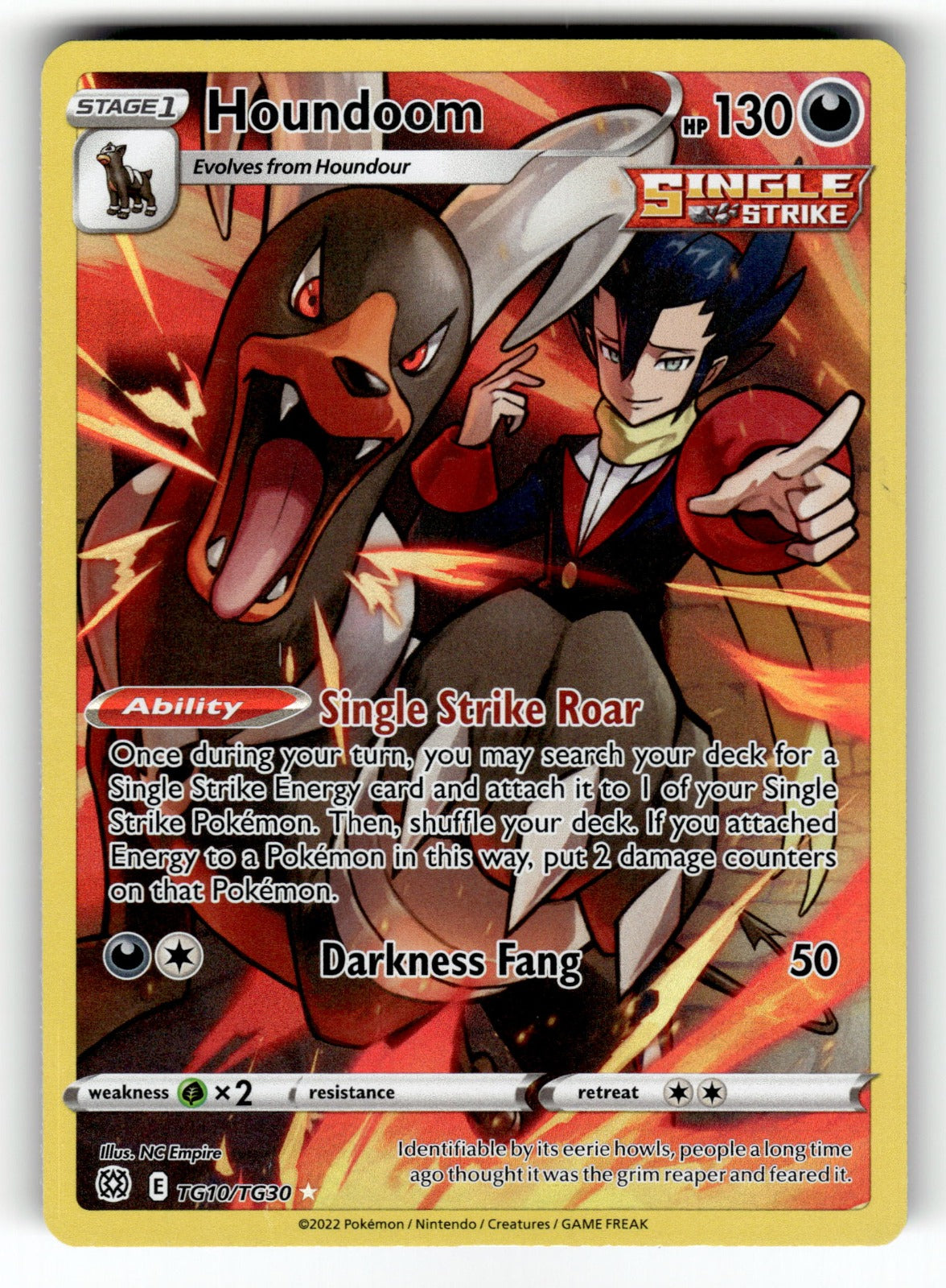Houndoom – TG10/TG30 SWSH09:TG: SWSH09: Brilliant Stars Trainer Gallery Ultra Rare Holo LP