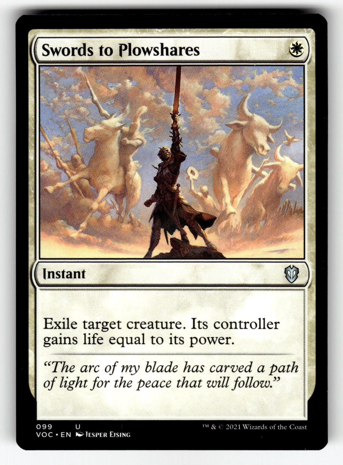 Swords to Plowshares – 99 VOC: Commander: Innistrad: Crimson Vow U NM