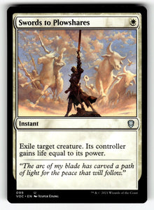 Swords to Plowshares – 99 VOC: Commander: Innistrad: Crimson Vow U NM