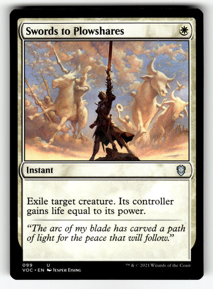 Swords to Plowshares – 99 VOC: Commander: Innistrad: Crimson Vow U NM