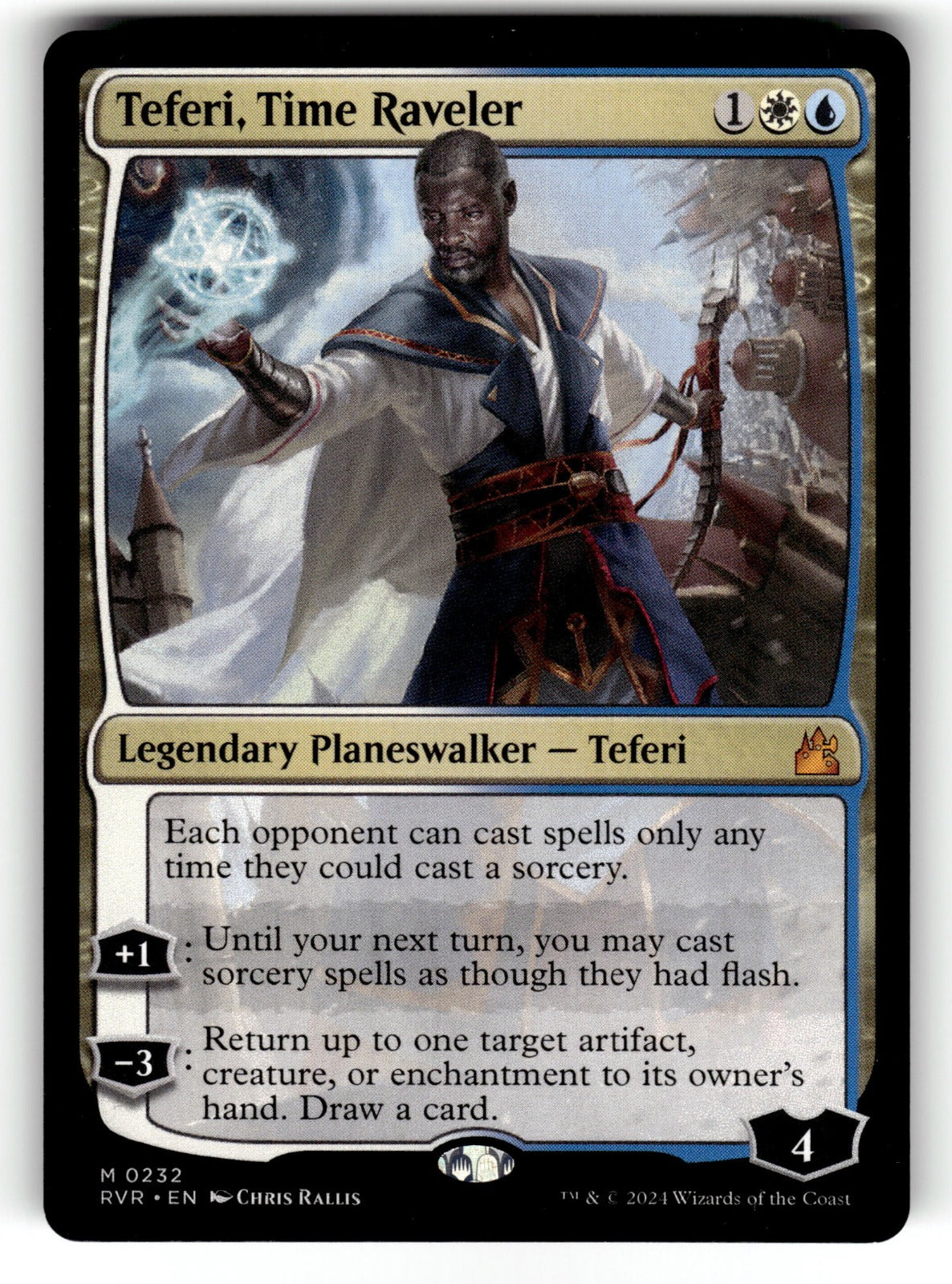 Teferi, Time Raveler – 232 RVR: Ravnica Remastered M NM