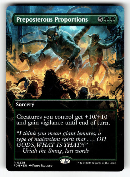 Preposterous Proportions (Borderless) – 338 FDN: Foundations R Foil NM