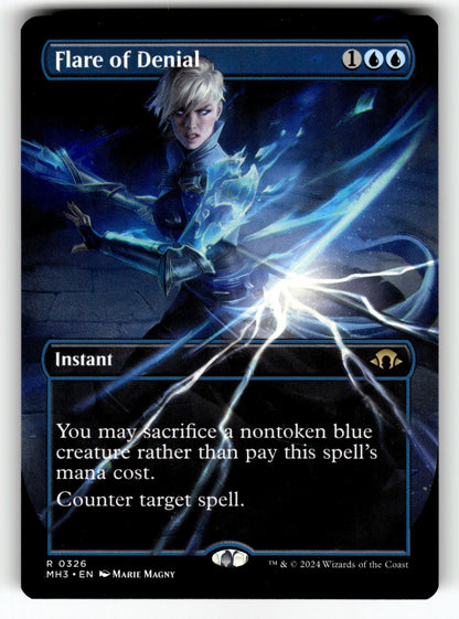 Flare of Denial (Borderless) – 326 MH3: Modern Horizons 3 R NM