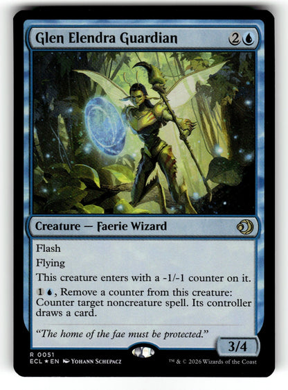 Glen Elendra Guardian – 51 ECL: Lorwyn Eclipsed R Foil NM