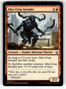 Ahn-Crop Invader – 113 WAR: War of the Spark C NM