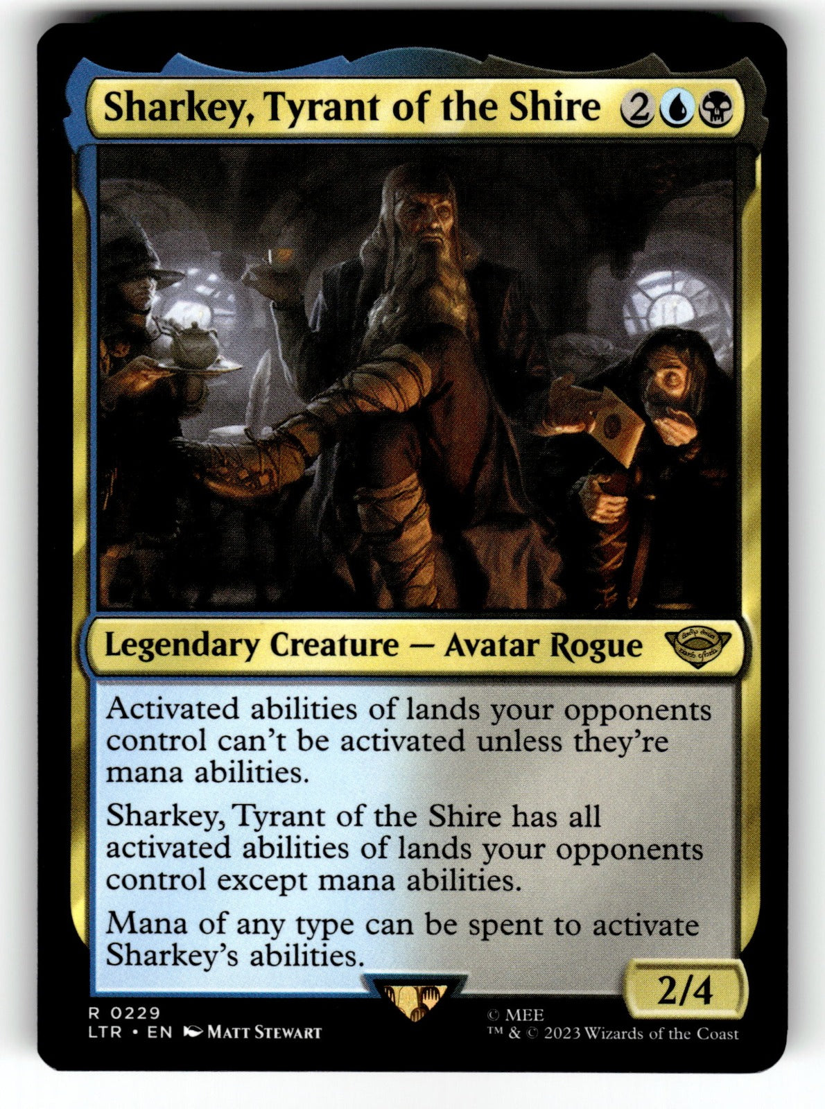 Sharkey, Tyrant of the Shire – 229 LTR: Universes Beyond: The Lord of the Rings: Tales of Middle-earth R NM