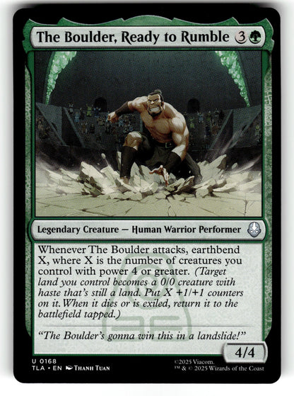 The Boulder, Ready to Rumble – 168 TLA: Avatar: The Last Airbender U NM