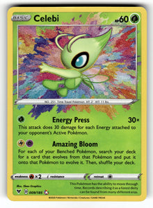 Celebi – 009/185 SWSH04: SWSH04: Vivid Voltage Amazing Rare HoloNM
