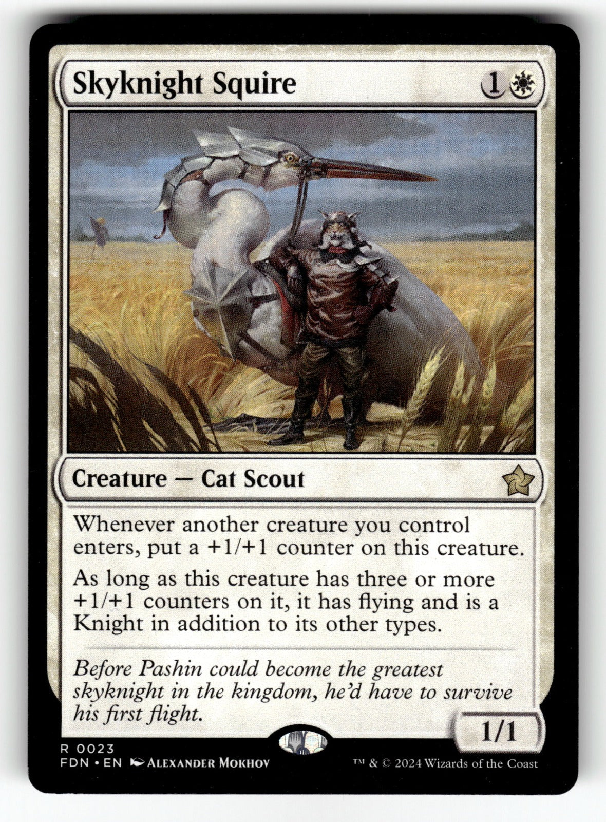 Skyknight Squire – 23 FDN: Foundations R NM