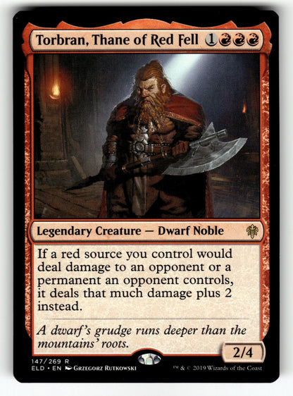 Torbran, Thane of Red Fell – 147 ELD: Throne of Eldraine R LP