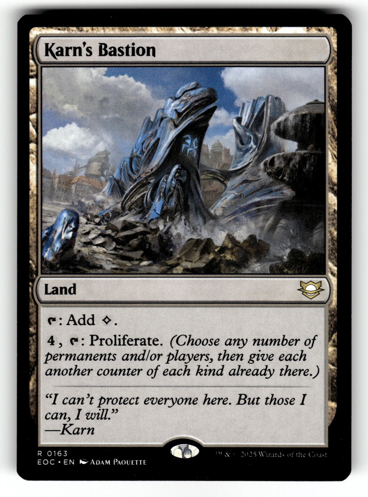 Karn's Bastion – 163 EOC: Commander: Edge of Eternities R NM