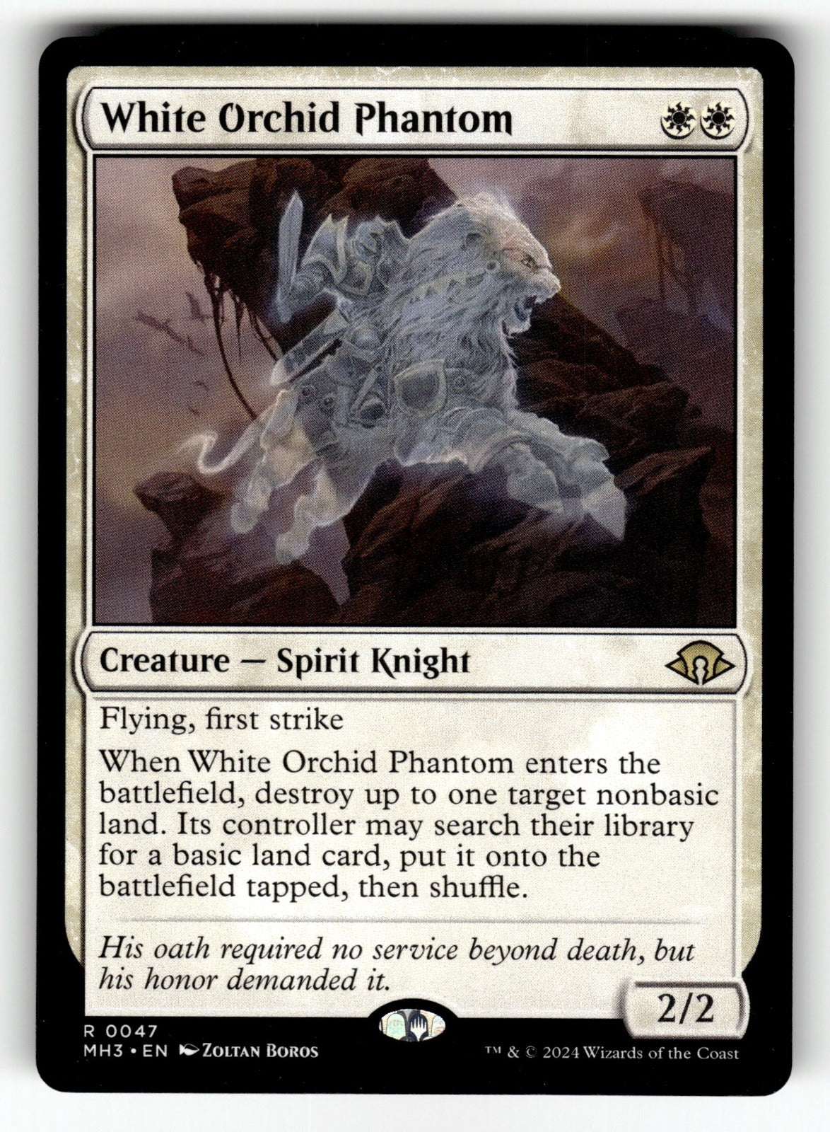 White Orchid Phantom – 47 MH3: Modern Horizons 3 R NM