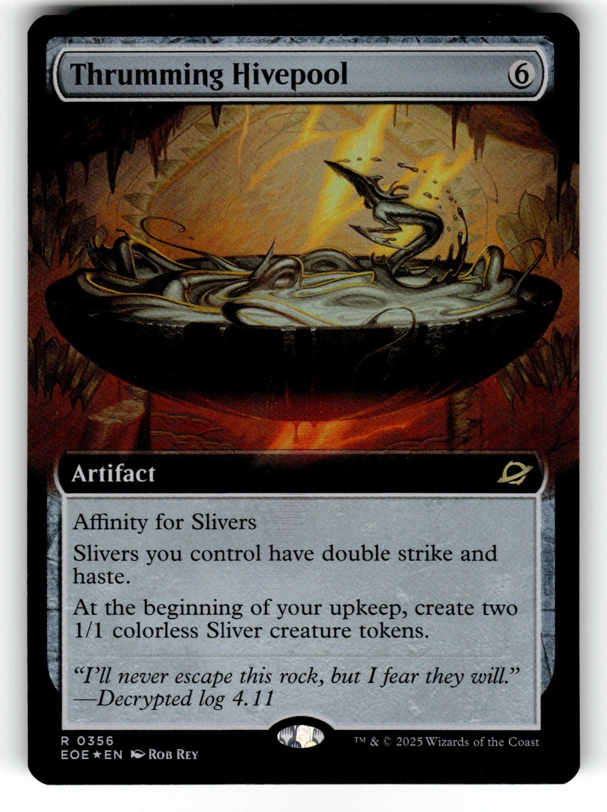 Thrumming Hivepool (Extended Art) – 356 EOE: Edge of Eternities R Foil LP