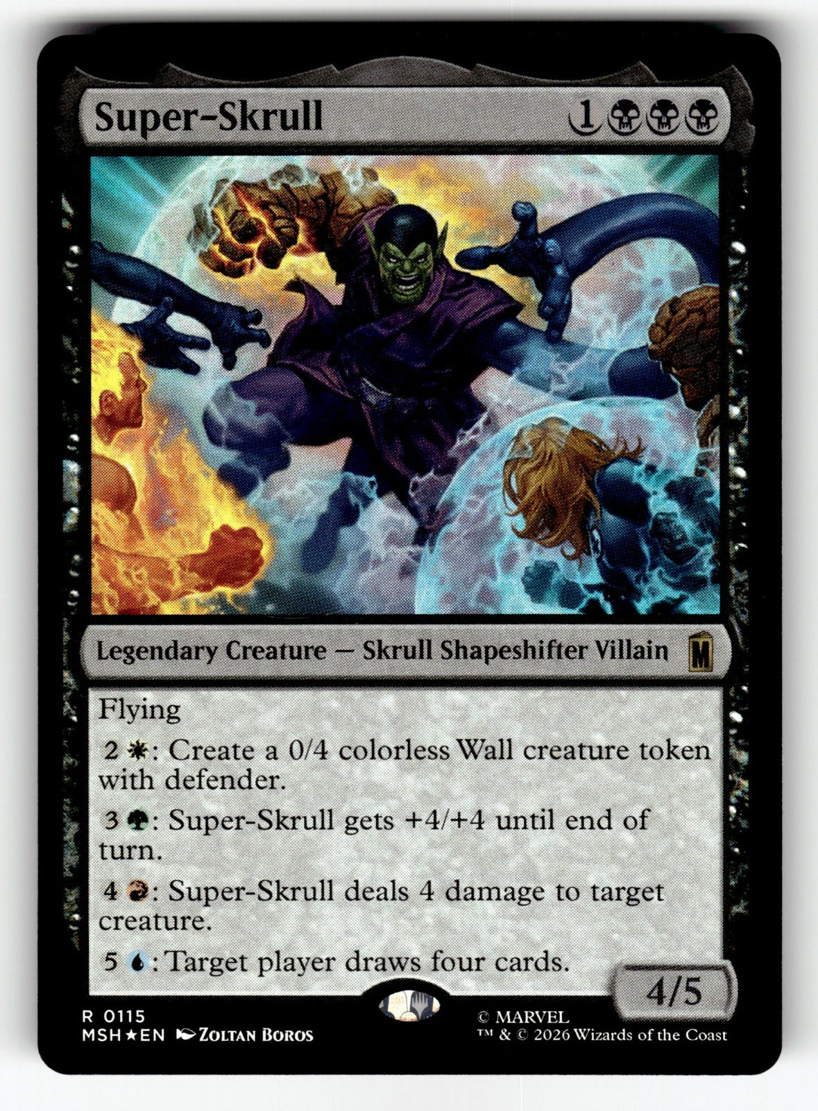 Super-Skrull – 115 MSH: Marvel Super Heroes R Foil NM