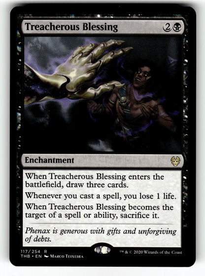 Treacherous Blessing – 117 THB: Theros Beyond Death R NM