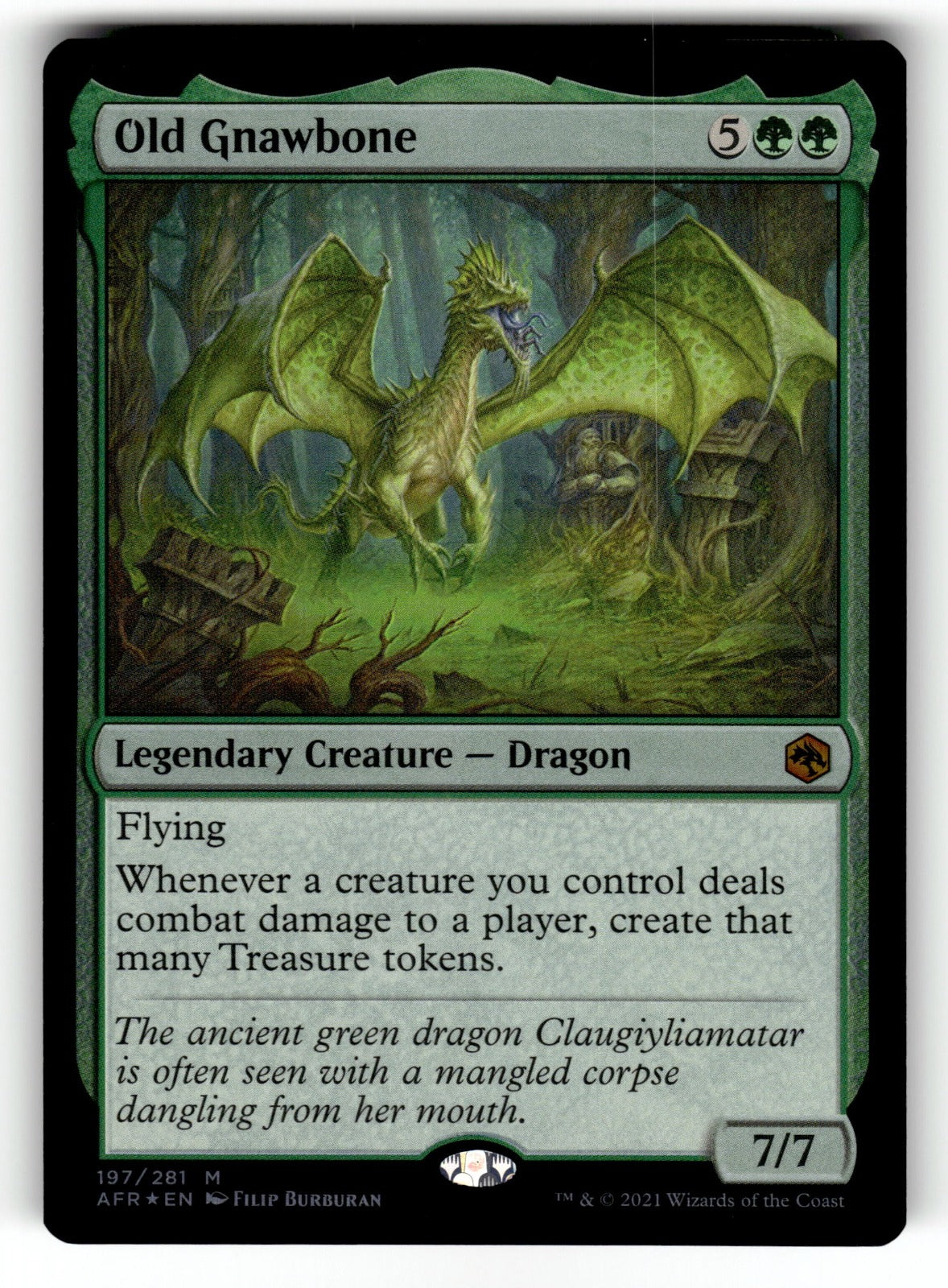 Old Gnawbone – 197 AFR: Adventures in the Forgotten Realms M Foil NM