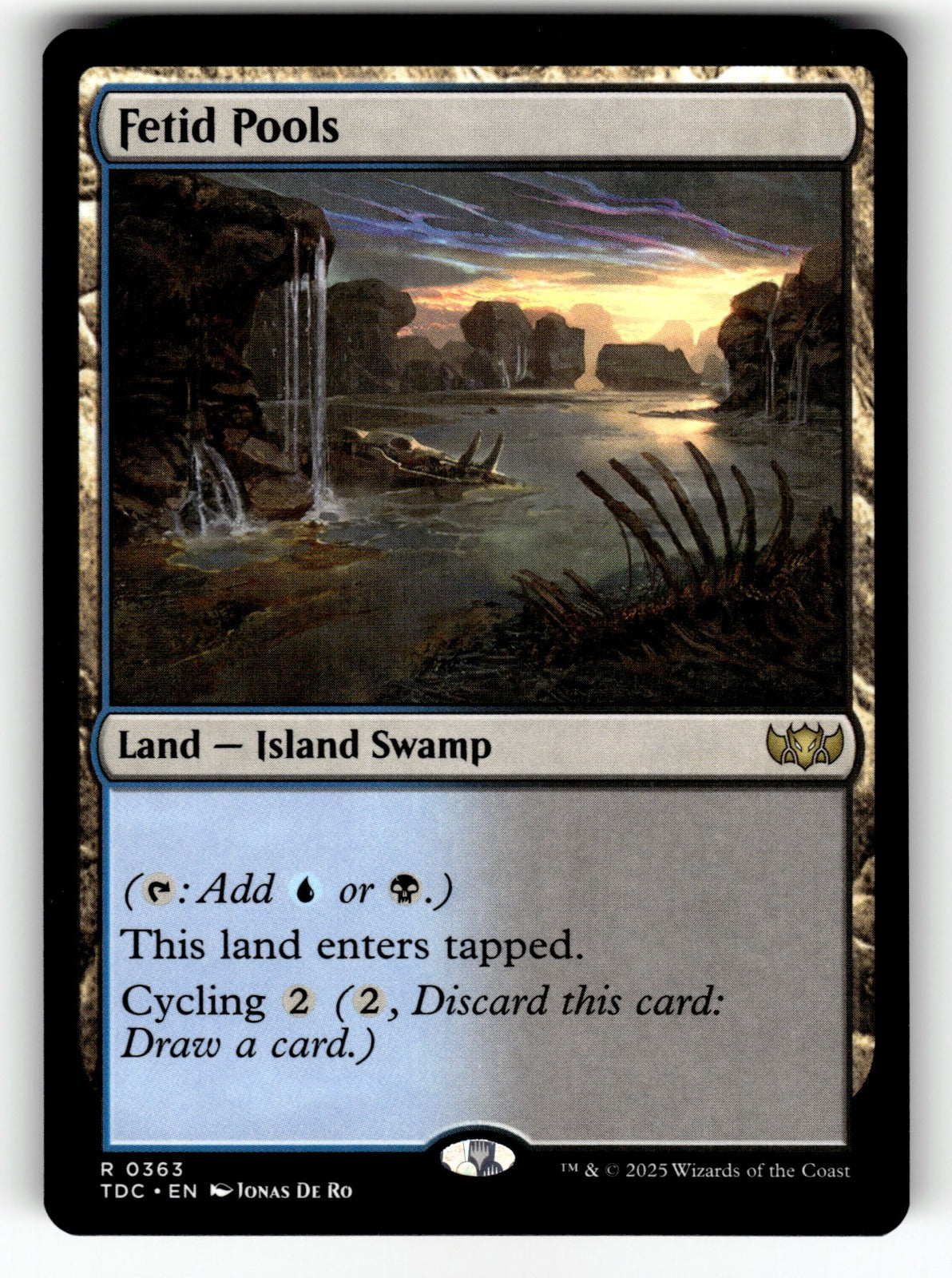 Fetid Pools – 363 TDC: Commander: Tarkir: Dragonstorm R NM