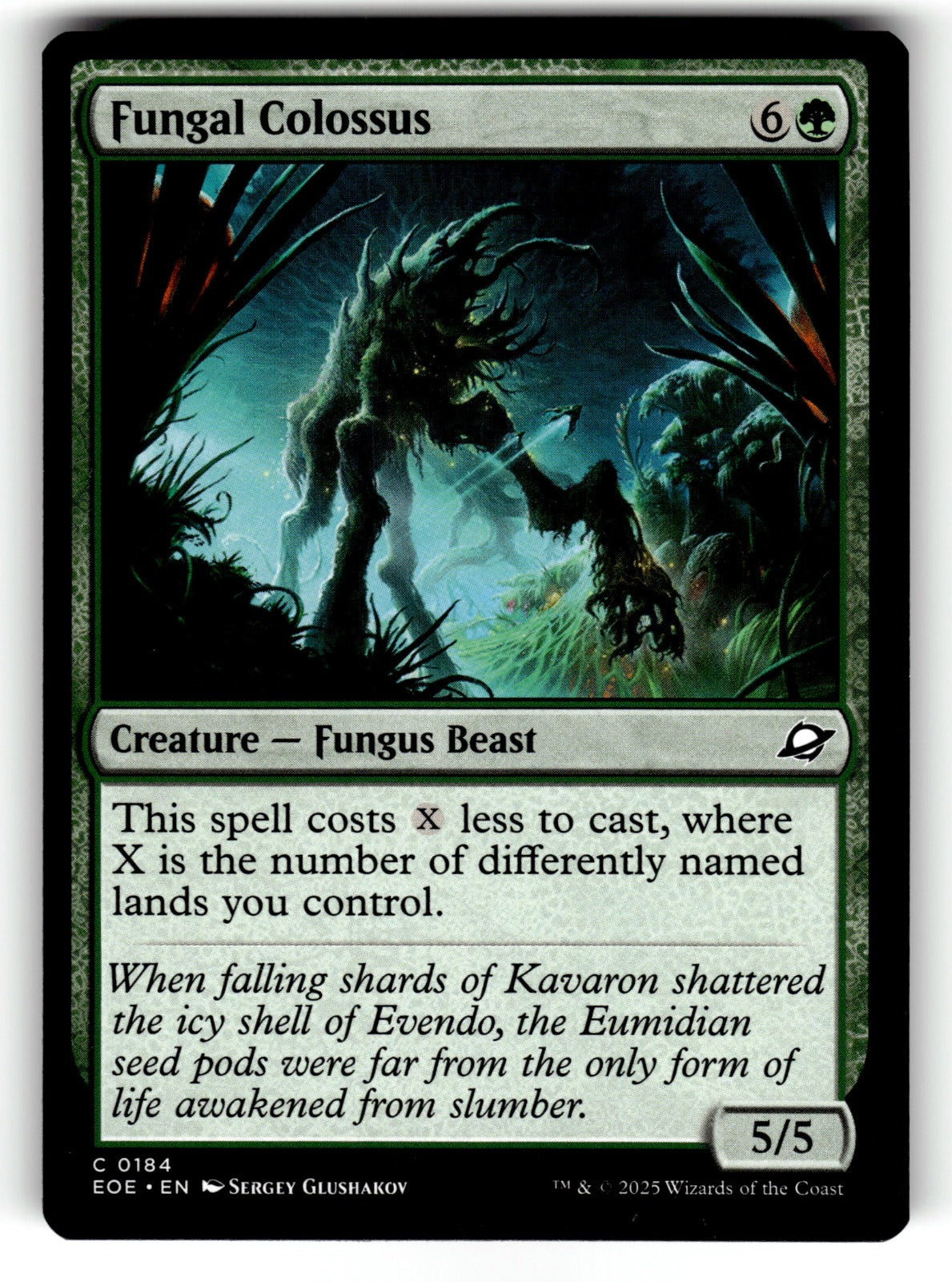 Fungal Colossus – 184 EOE: Edge of Eternities C NM