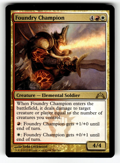 Foundry Champion – 165 GTC: Gatecrash R NM