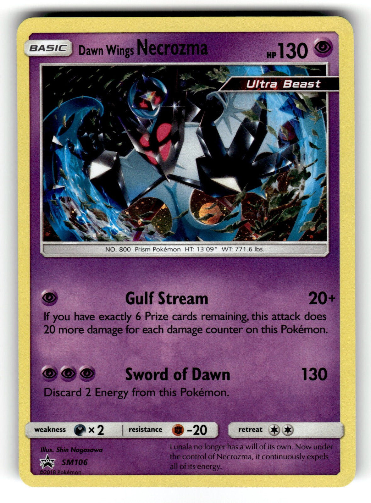 Dawn Wings Necrozma – SM106 SMP: SM Promos Promo Holo LP